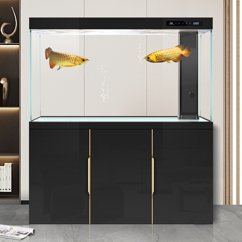 Aquarium Fish Dragon - ตู้ปลาห้องนั่งเล่น ปี 2025 ตู้ปลาขนาดใหญ่กระจกใสพิเศษ ตู้ปลาตั้งพื้นสำหรับใช้ในบ้าน ตู้ปลาสำหรับเลี้ยงปลาคราฟ