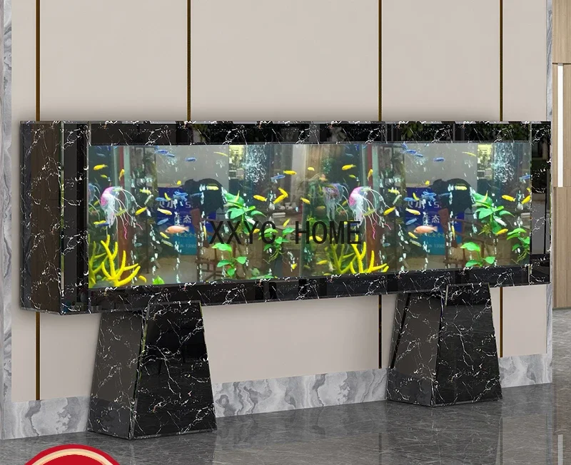 Aquarium Fish Dragon - ตู้ปลาตั้งพื้นขนาดใหญ่ 2x3 เมตร สำหรับห้องนั่งเล่น/ออฟฟิศ ดีไซน์หรูหรา ระดับไฮเอนด์