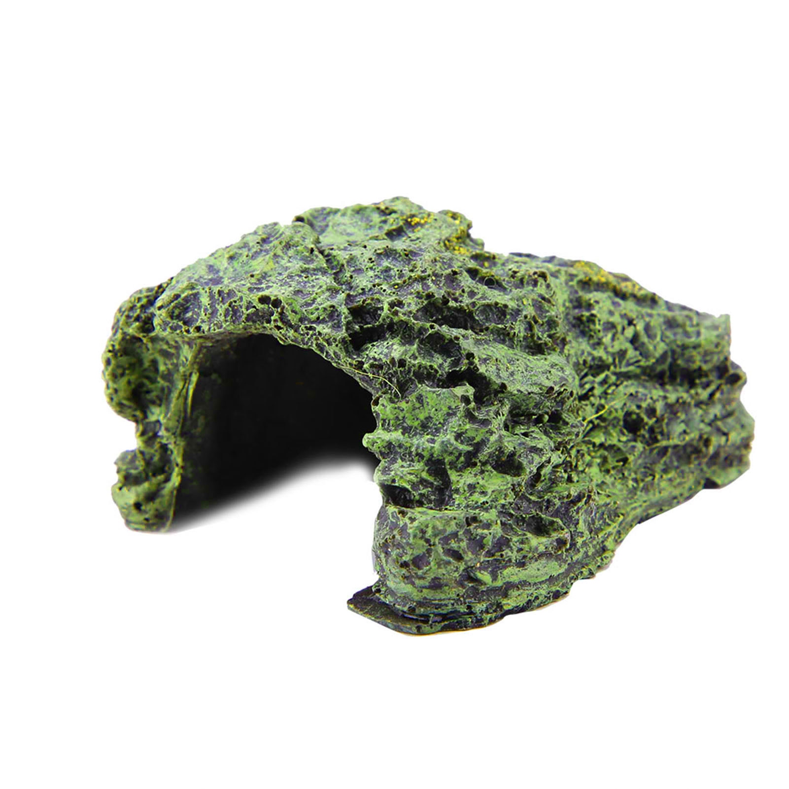 Aquarium Fish Hide - ถ้ำซ่อนตัวสำหรับสัตว์เลื้อยคลาน ที่นอนอาบแดดสำหรับเต่า ถ้ำซ่อนตัวสำหรับปลาในตู้ปลา ของตกแต่งตู้ปลา สำหรับกิ้งก่า งู