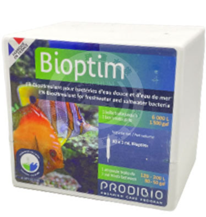 Aquarium Fish Common - Prodibio Bioptim สารอาหารสำหรับแบคทีเรียในน้ำเค็ม Marine Aquarium ถังปลา,ทั่วไปน้ำจืดและน้ำทะเล