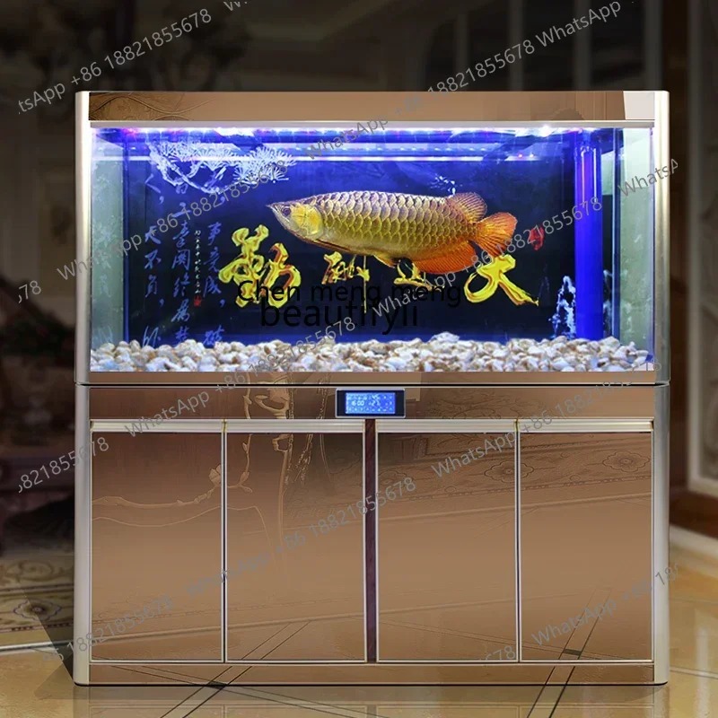 Aquarium Fish Dragon - ตู้ปลา E136 ลายปลาดราก้อน ขนาดใหญ่ สำหรับห้องนั่งเล่น ตกแต่งแบบสบายๆ