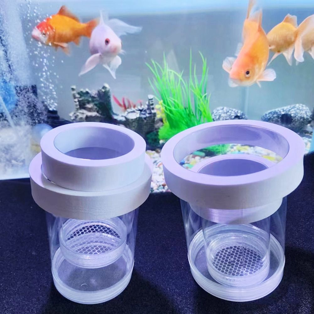 Aquarium Fish Feeder - พลาสติกลอยปลา Breeding การแยกกล่อง Aquarium Breeder Feeder