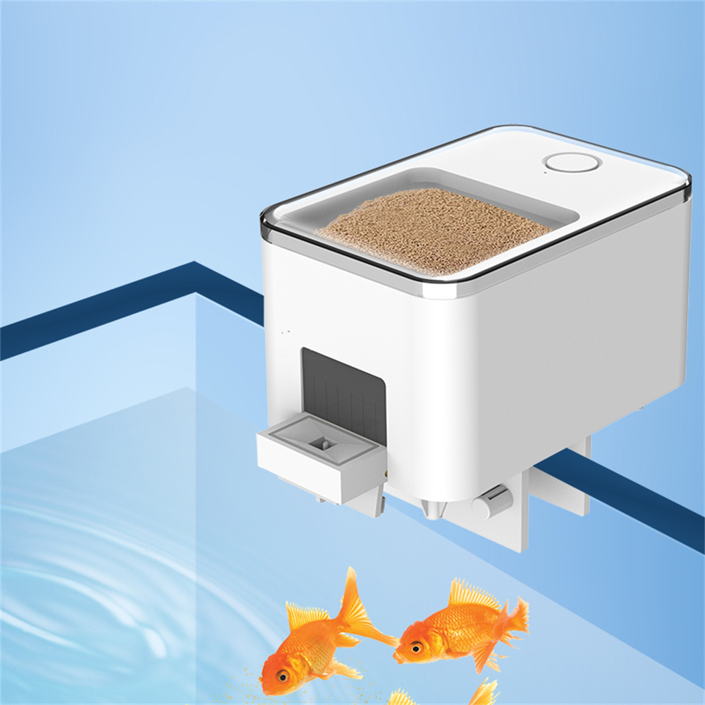 Aquarium Fish Feeder - WiFi สมาร์ทเครื่องป้อนอัตโนมัติ Aquarium Goldfish Timing Feeder