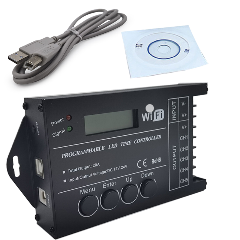 Aquarium Fish Common - TC420 TC421 WIFI ตัวควบคุมไฟ LED แบบตั้งเวลาได้