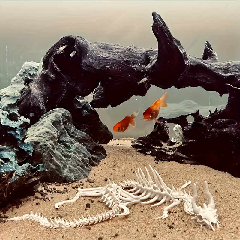 ของตกแต่งตู้ปลา รูปกระดูกมังกร - Aquarium Fish Dragon บทวิจารณ์และราคา