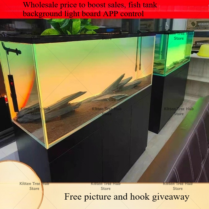 แผ่นฉากหลังตู้ปลา LED สำหรับตู - Aquarium Fish Rainbow บทวิจารณ์และราคา