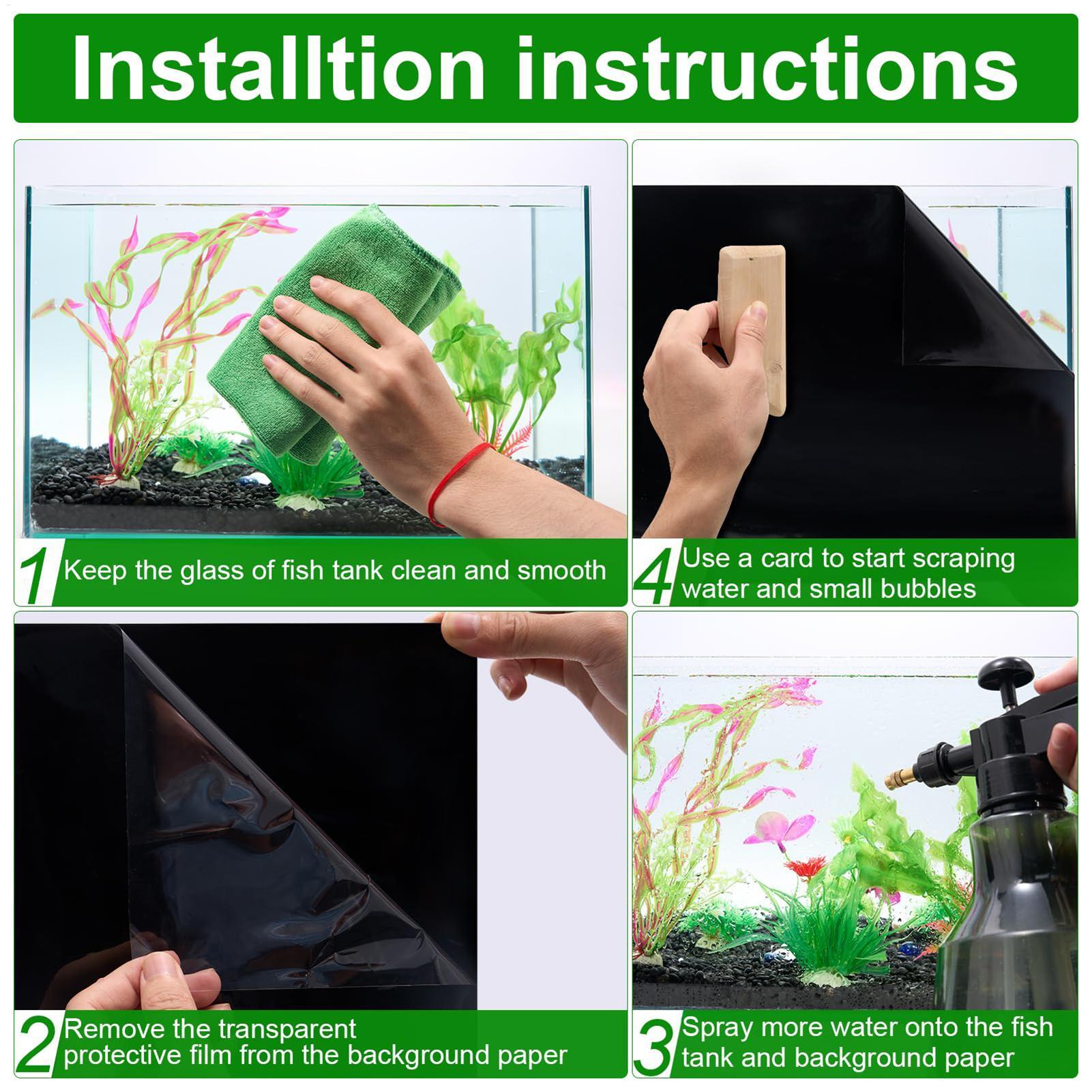 ฉากหลังตู้ปลาแบบติดด้วยไฟฟ้า ล - Aquarium Fish Wallpaper บทวิจารณ์และราคา