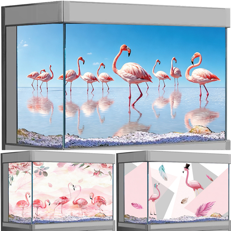 สติกเกอร์พื้นหลังตู้ปลา 3 มิติ - Aquarium Fish Wallpaper บทวิจารณ์และราคา