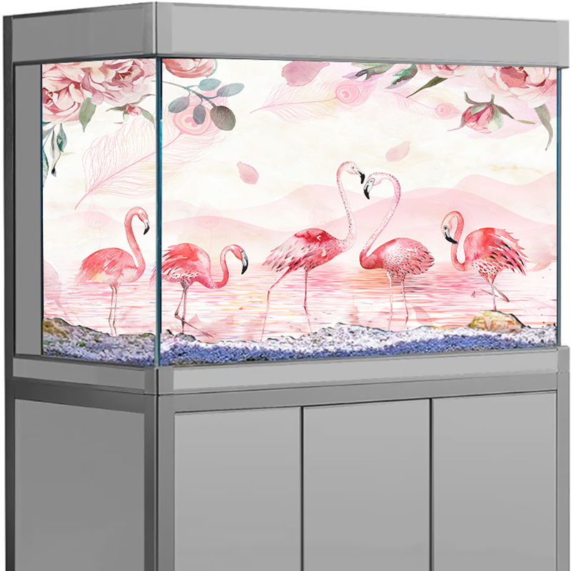 สติกเกอร์พื้นหลังตู้ปลา 3 มิติ - Aquarium Fish Wallpaper บทวิจารณ์และราคา