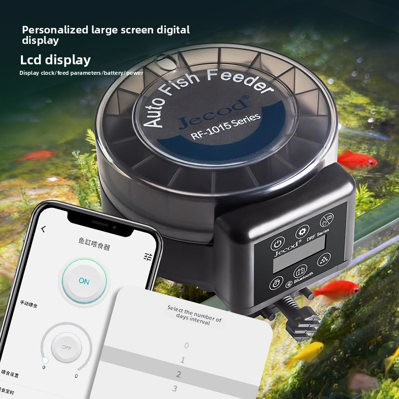 เครื่องให้อาหารปลาอัตโนมัติ Je - Aquarium Fish Feeder บทวิจารณ์และราคา