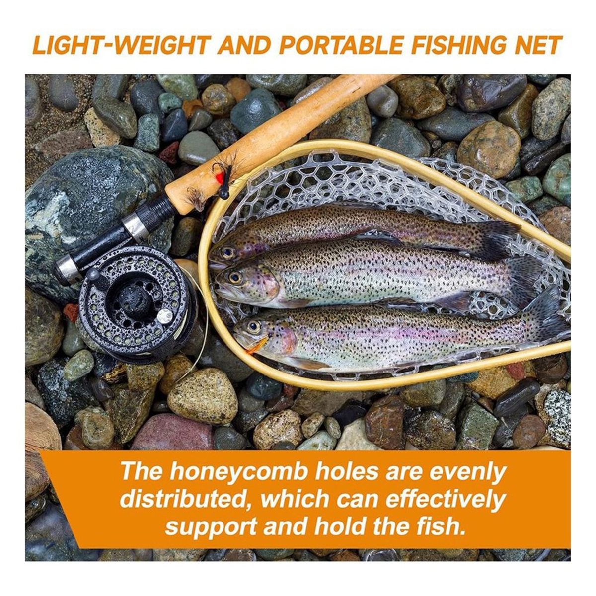 ตาข่ายยางสำหรับตกปลา 2 ชิ้น แบ - Fish Net Handle บทวิจารณ์และราคา