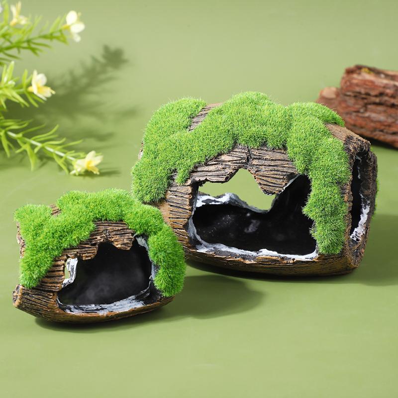 อุปกรณ์ตกแต่งตู้ปลา รูปแบบถ้ำซ - Aquarium Fish Hide บทวิจารณ์และราคา