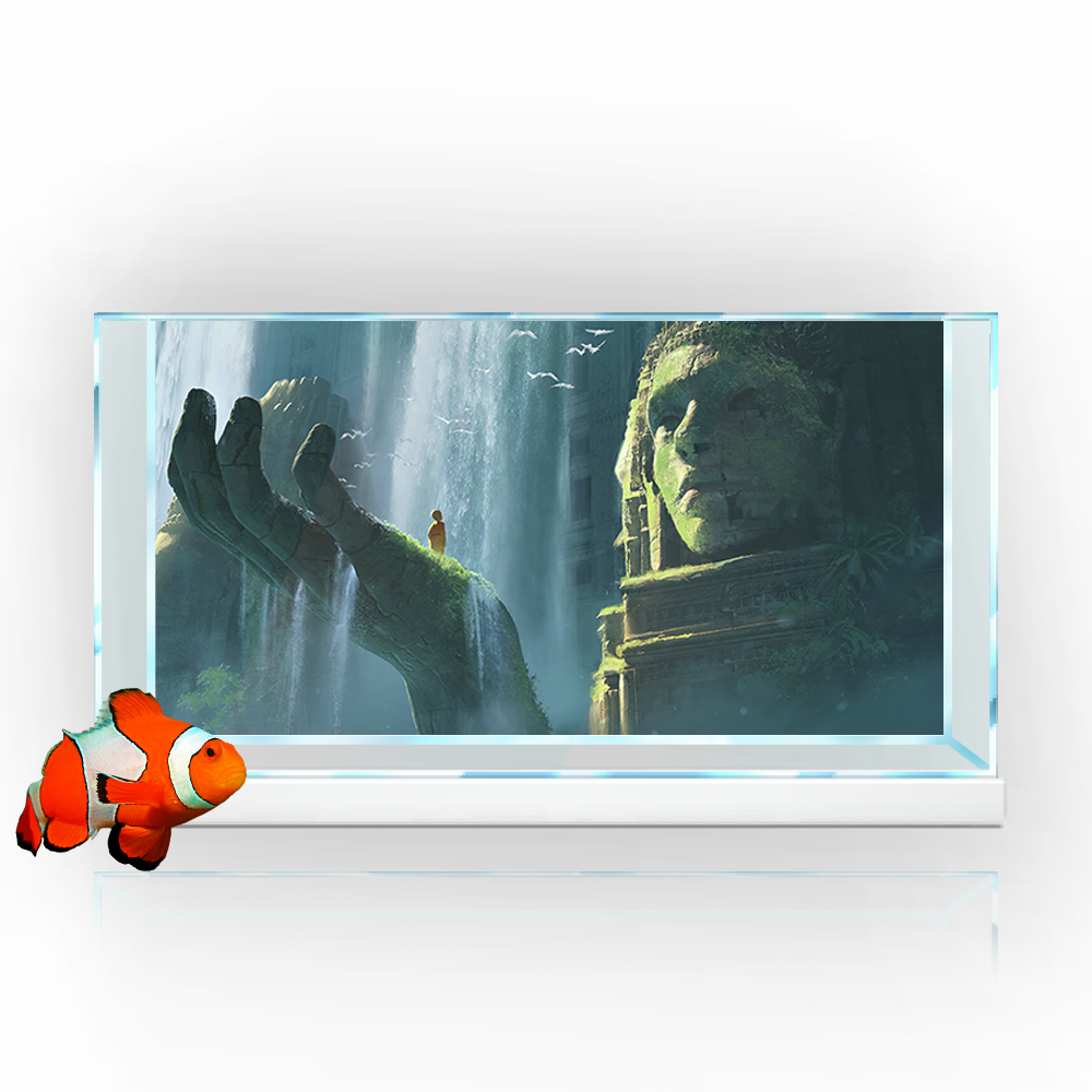 ถังปลาสติ๊กเกอร์ติดผนัง,ฮินดูป - Aquarium Fish Wallpaper บทวิจารณ์และราคา