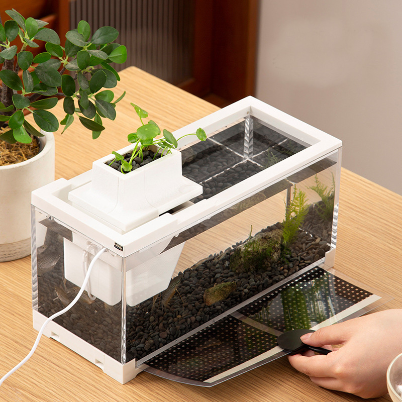 ชุดตู้ปลาพร้อมปั๊มน้ำ แผ่นทำคว - Aquarium Fish Goldfish บทวิจารณ์และราคา