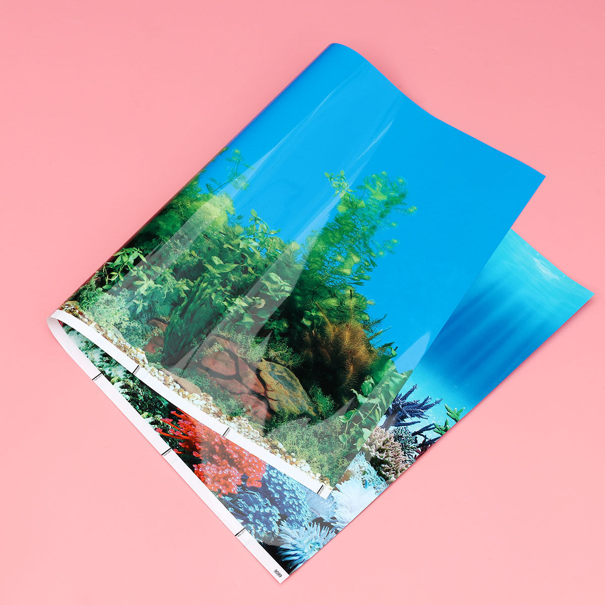 สติ๊กเกอร์ติดผนังสองด้านลายภาพ - Aquarium Fish Wallpaper บทวิจารณ์และราคา