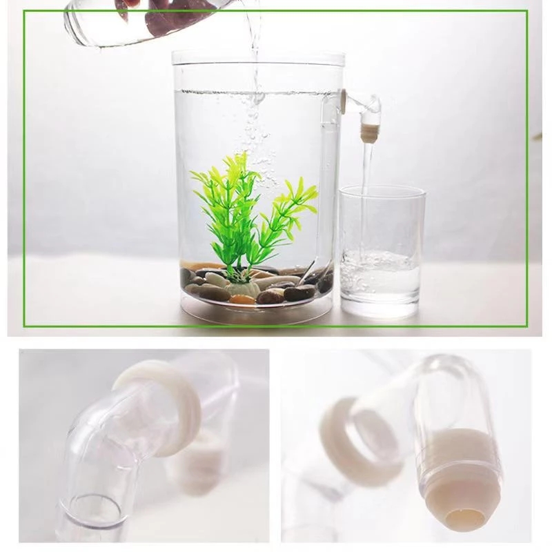 ขี้เกียจฟรีเปลี่ยนน้ําเดสก์ท็อ - Aquarium Fish Goldfish บทวิจารณ์และราคา