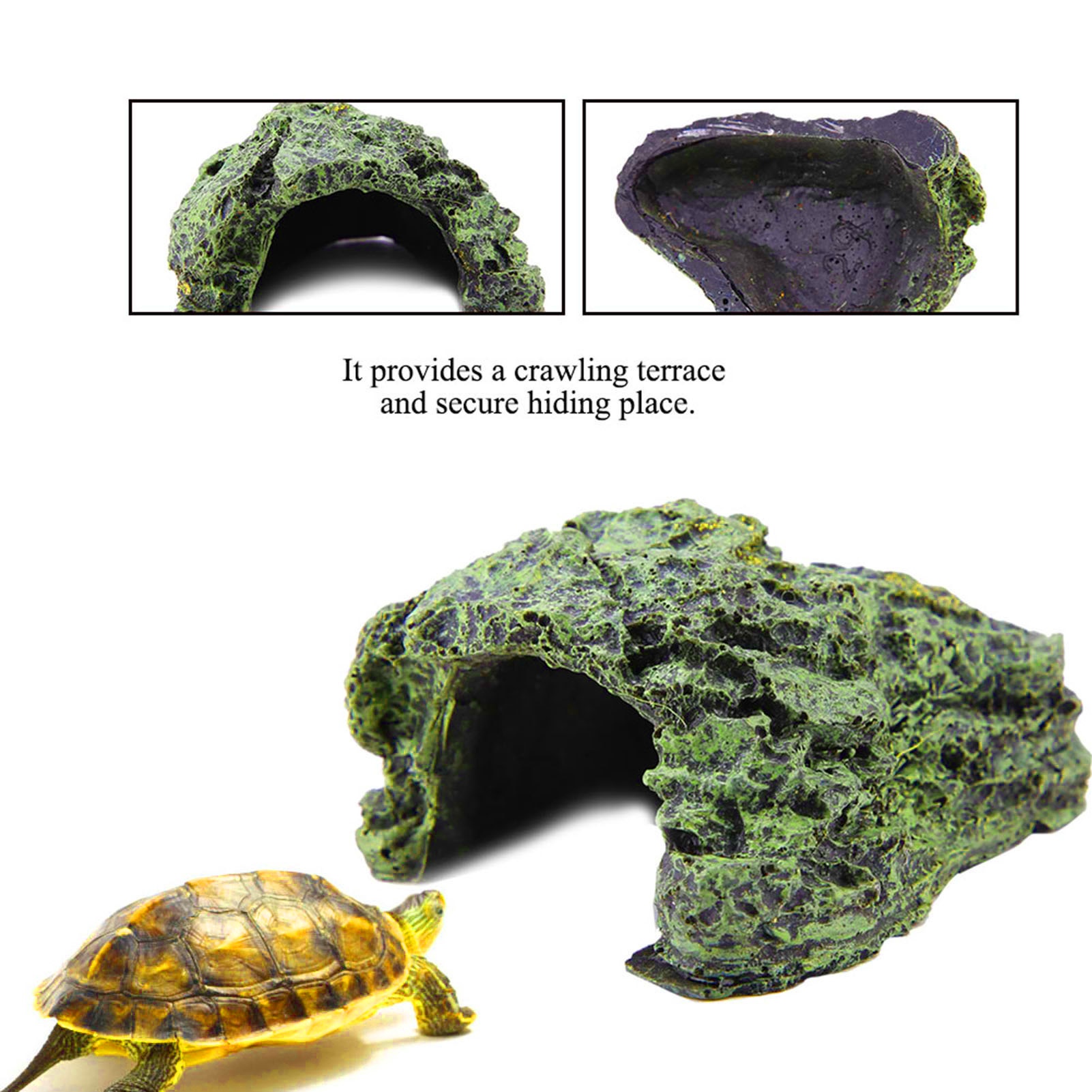 ถ้ำซ่อนตัวสำหรับสัตว์เลื้อยคลา - Aquarium Fish Hide บทวิจารณ์และราคา