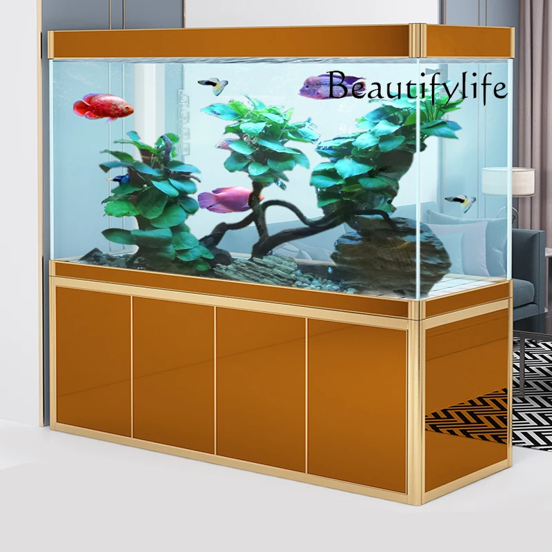 ตู้ปลาขนาดกลางสำหรับใช้ในบ้าน  - Aquarium Fish Dragon บทวิจารณ์และราคา
