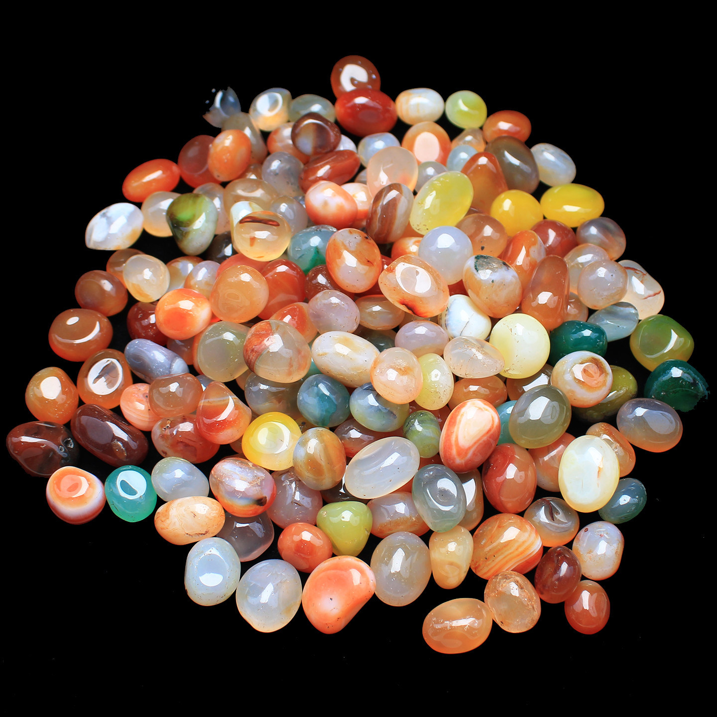 กรวดอาเกตสีธรรมชาติ JH103 ขนาด - Aquarium Fish Rainbow บทวิจารณ์และราคา