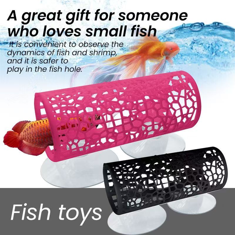 อุโมงค์ปลาสำหรับตู้ปลา ของเล่น - Aquarium Fish Feeder บทวิจารณ์และราคา