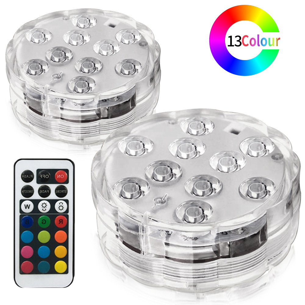 โคมไฟดำน้ำ 13 ดวง โคมไฟใต้น้ำ  - Aquarium Fish Rainbow บทวิจารณ์และราคา
