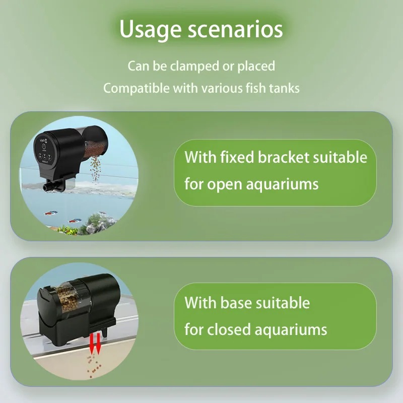 เครื่องให้อาหารปลาในตู้ปลา เคร - Aquarium Fish Feeder บทวิจารณ์และราคา