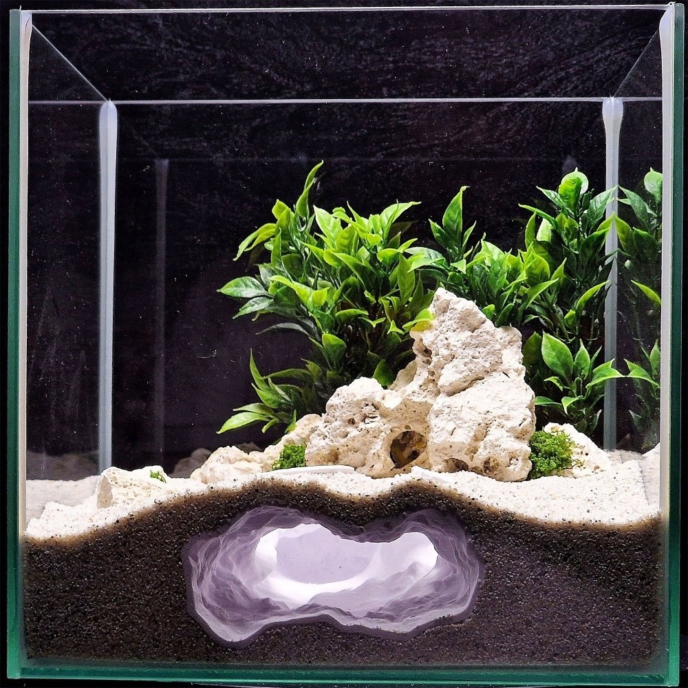 ตู้ปลาจำลองเสมือนจริง พร้อมภูม - Aquarium Fish Hide บทวิจารณ์และราคา