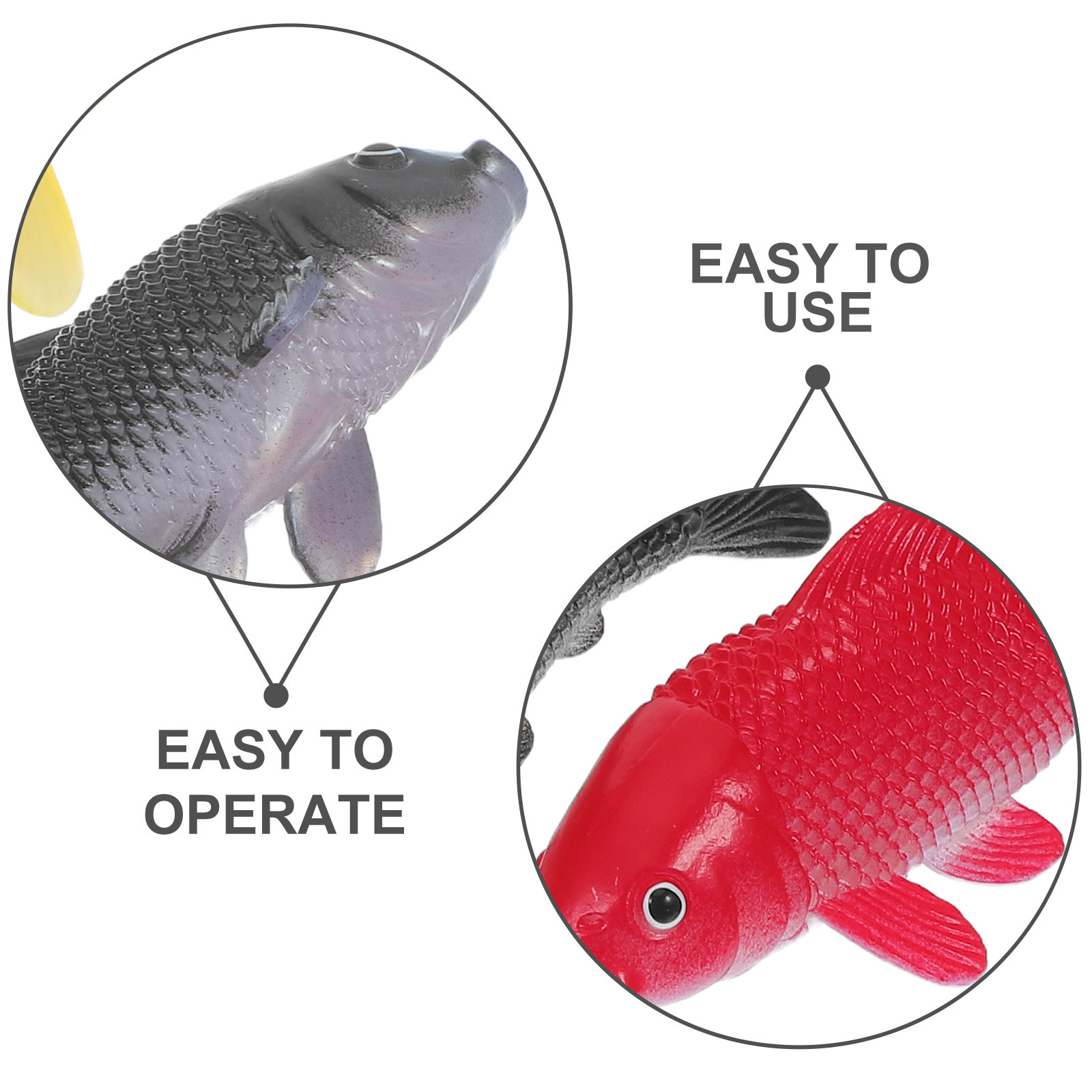 ของเล่นปลาประดิษฐ์ 3 ชิ้น รูปป - Aquarium Fish Goldfish บทวิจารณ์และราคา