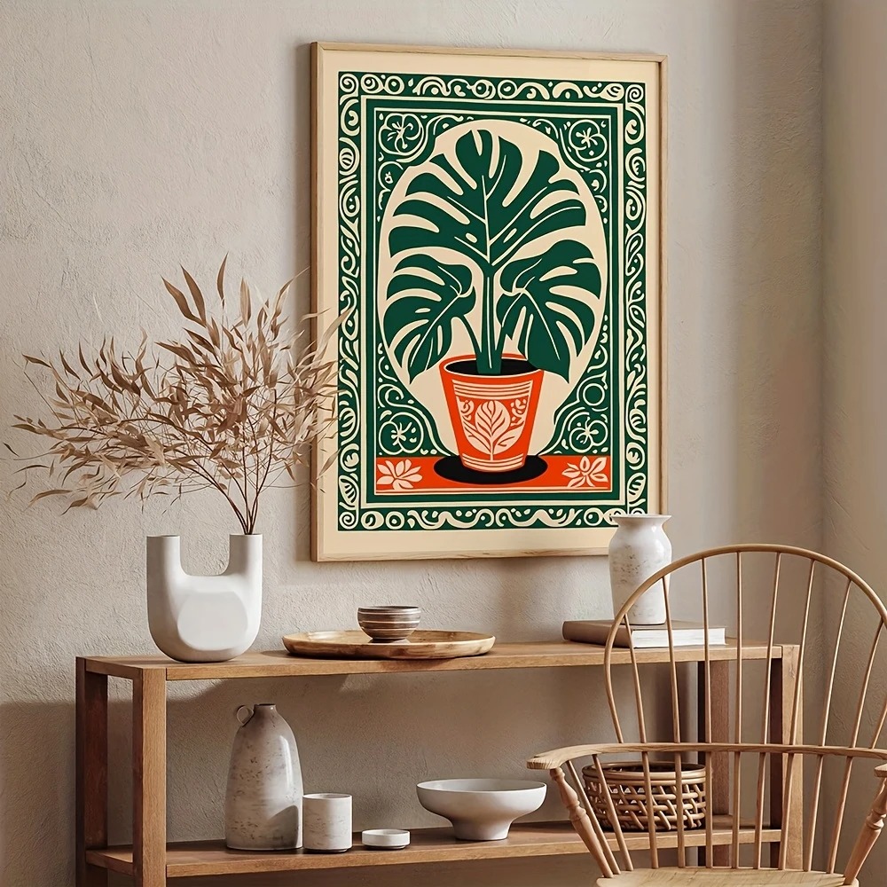 Bohemian Monstera พืชผ้าใบพิมพ - Live Plant Fertilizer บทวิจารณ์และราคา