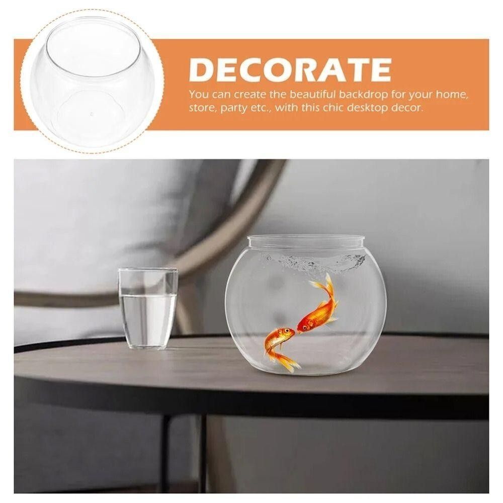ตู้ปลาแบบพกพา โปร่งใส ทรงกลม ท - Aquarium Fish Goldfish บทวิจารณ์และราคา