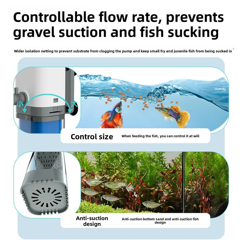 เครื่องกรองในตู้ปลาแบบติดตั้งภ - Aquarium Fish Goldfish บทวิจารณ์และราคา