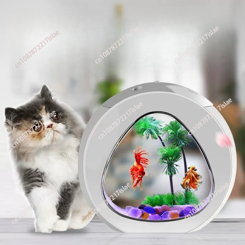 ตู้ปลาอะคริลิกตั้งโต๊ะขนาดเล็ก - Aquarium Fish Goldfish บทวิจารณ์และราคา