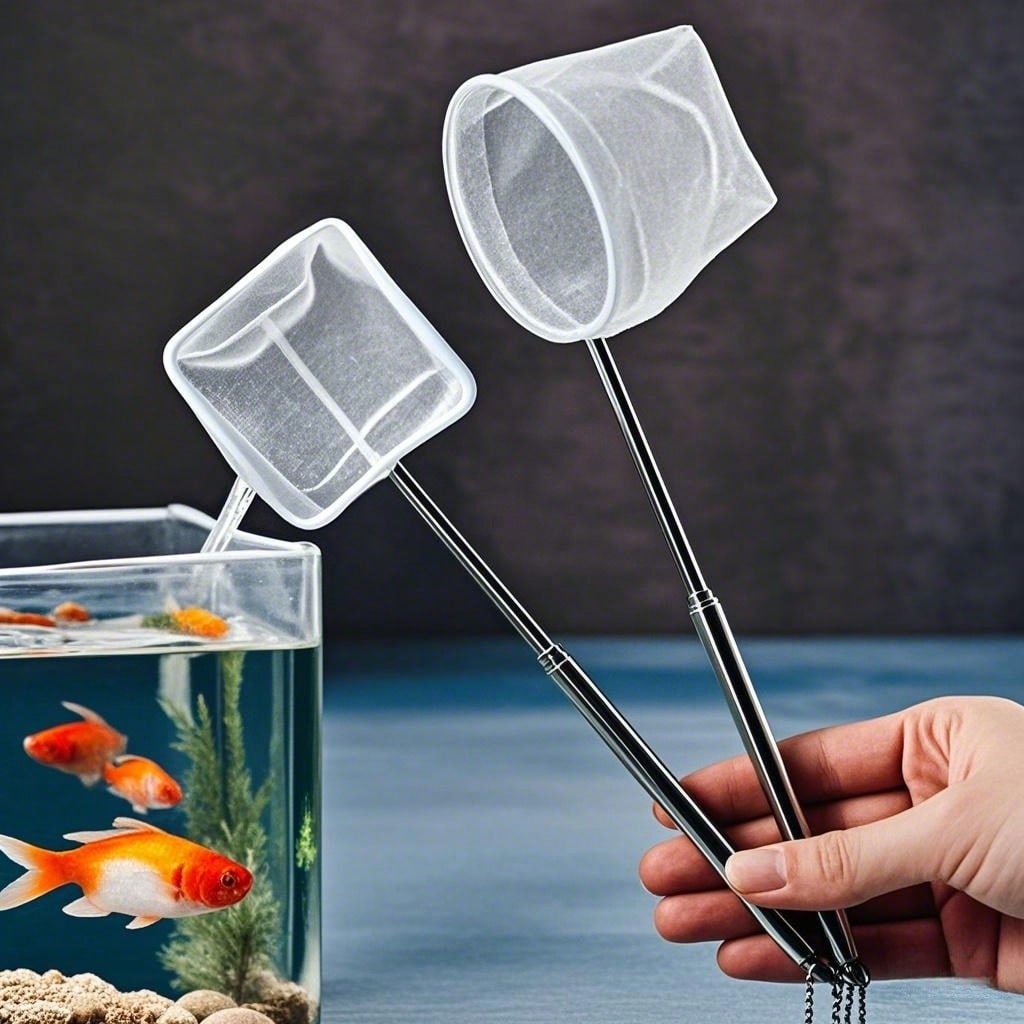ตาข่ายจับปลาในตู้ปลา - ตาข่ายแ - Fish Net Handle บทวิจารณ์และราคา