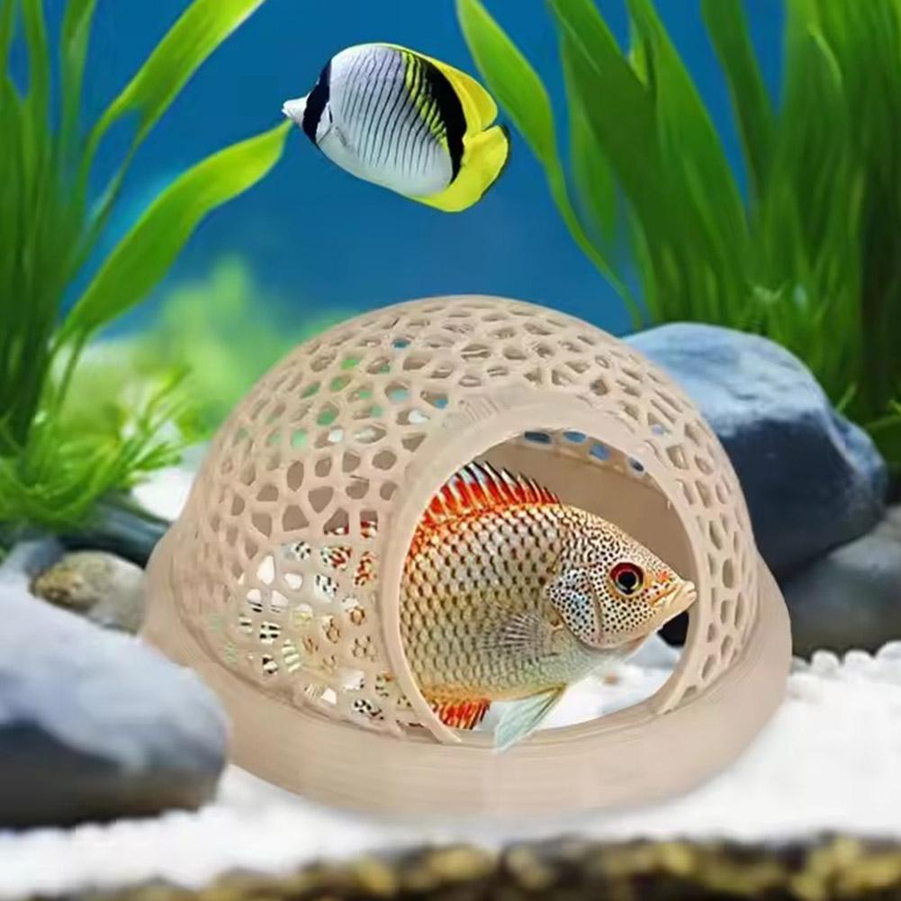 ที่หลบภัยปลาและกุ้งในตู้ปลาแบบ - Aquarium Fish Hide บทวิจารณ์และราคา
