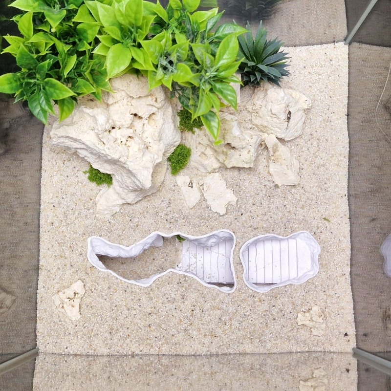 ถ้ำตู้ปลาพิมพ์ 3 มิติ, เสาโรมั - Aquarium Fish Hide บทวิจารณ์และราคา