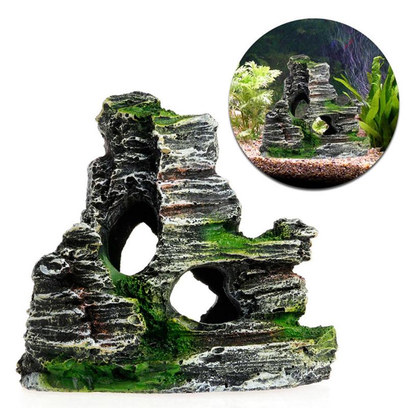 พิพิธภัณฑ์สัตว์น้ําหินทรายตกแต - Aquarium Fish Hide บทวิจารณ์และราคา