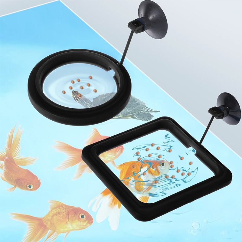 ถาดให้อาหารปลาตู้ปลาแบบลอยน้ำ  - Aquarium Fish Feeder บทวิจารณ์และราคา