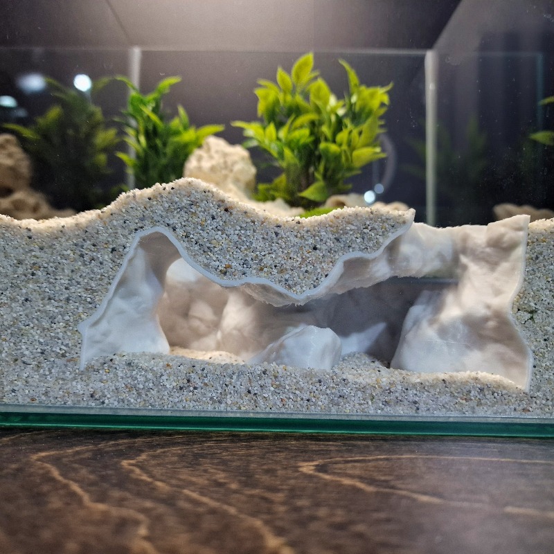 ที่ซ่อนตัวสำหรับปลาและกุ้งแบบ  - Aquarium Fish Hide บทวิจารณ์และราคา