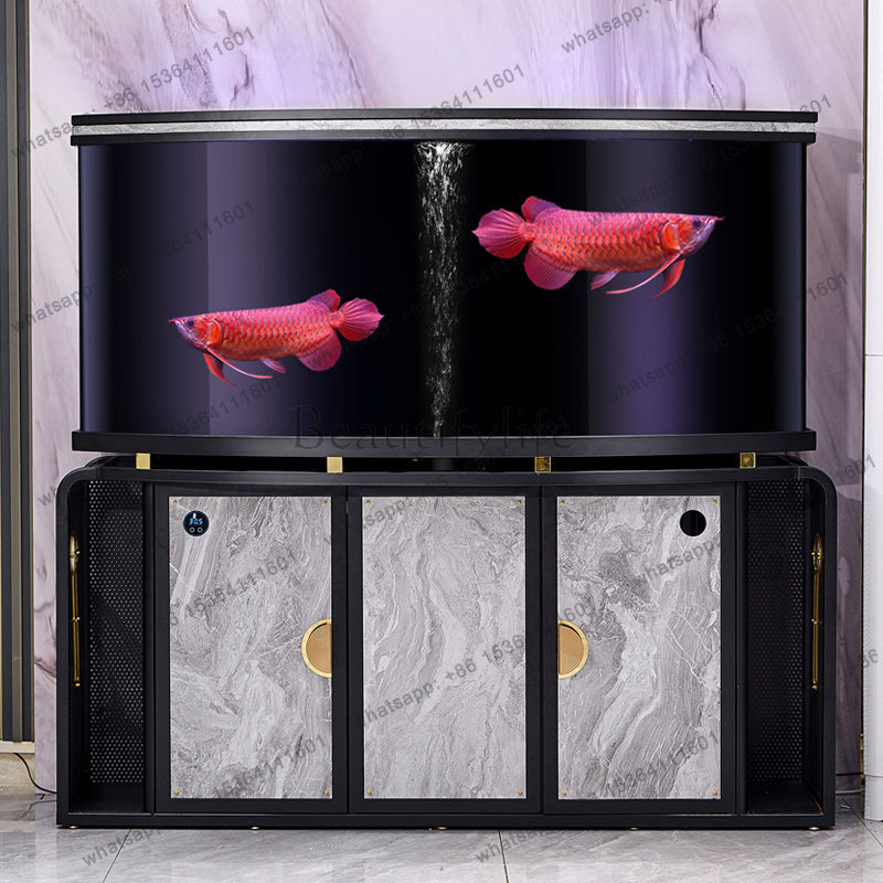 ตู้ปลาใหม่สำหรับห้องนั่งเล่นขน - Aquarium Fish Dragon บทวิจารณ์และราคา