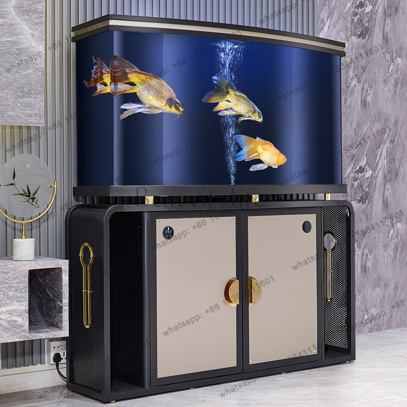 ตู้ปลาใหม่สำหรับห้องนั่งเล่นขน - Aquarium Fish Dragon บทวิจารณ์และราคา