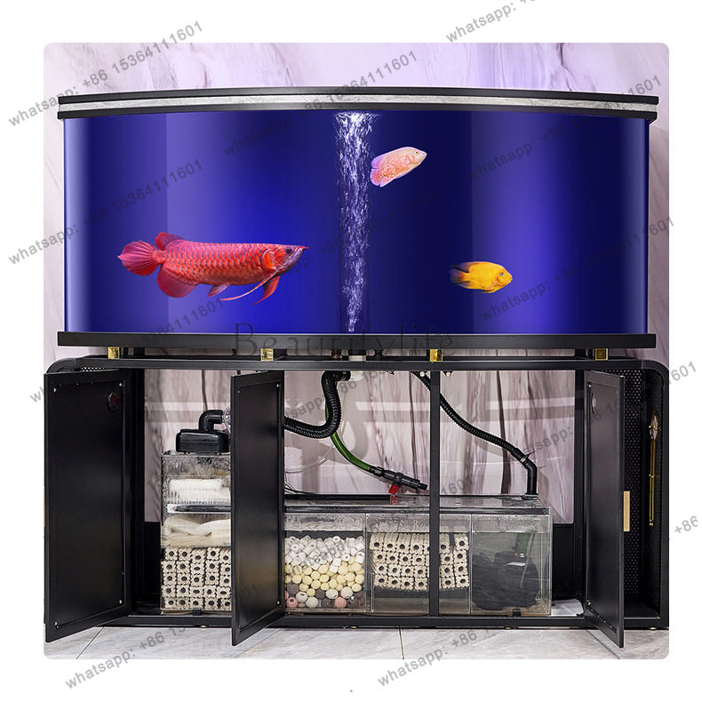 ตู้ปลาใหม่สำหรับห้องนั่งเล่นขน - Aquarium Fish Dragon บทวิจารณ์และราคา
