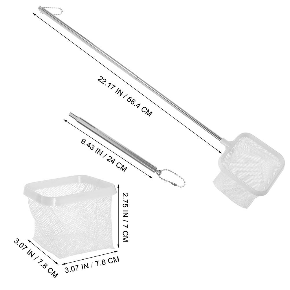 ตาข่ายกรองตู้ปลาสแตนเลสแบบปรับ - Fish Net Handle บทวิจารณ์และราคา