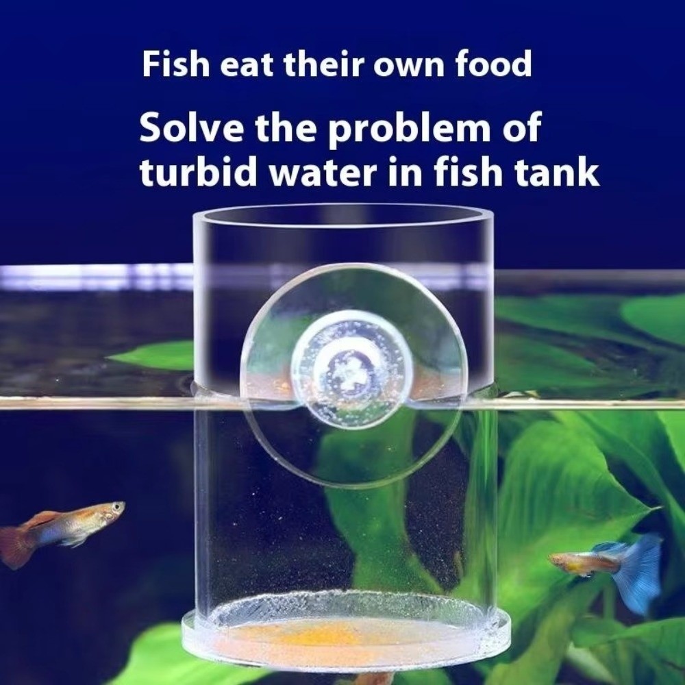 เครื่องให้อาหารกุ้งอะคริลิกแบบ - Aquarium Fish Feeder บทวิจารณ์และราคา