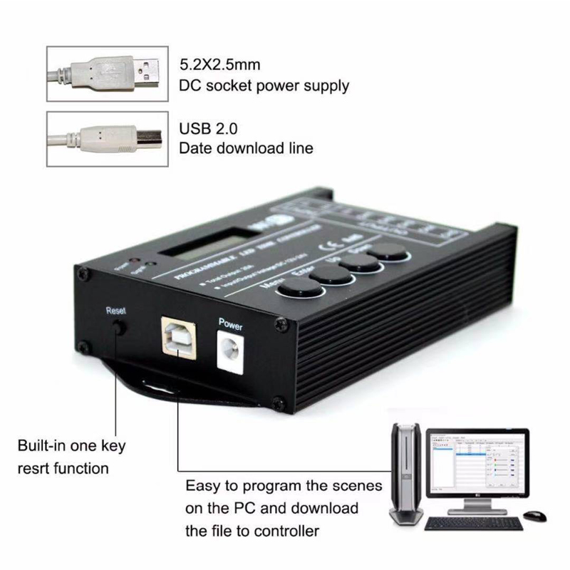 ตัวควบคุมไฟ LED แบบตั้งโปรแกรม - Aquarium Fish Common บทวิจารณ์และราคา