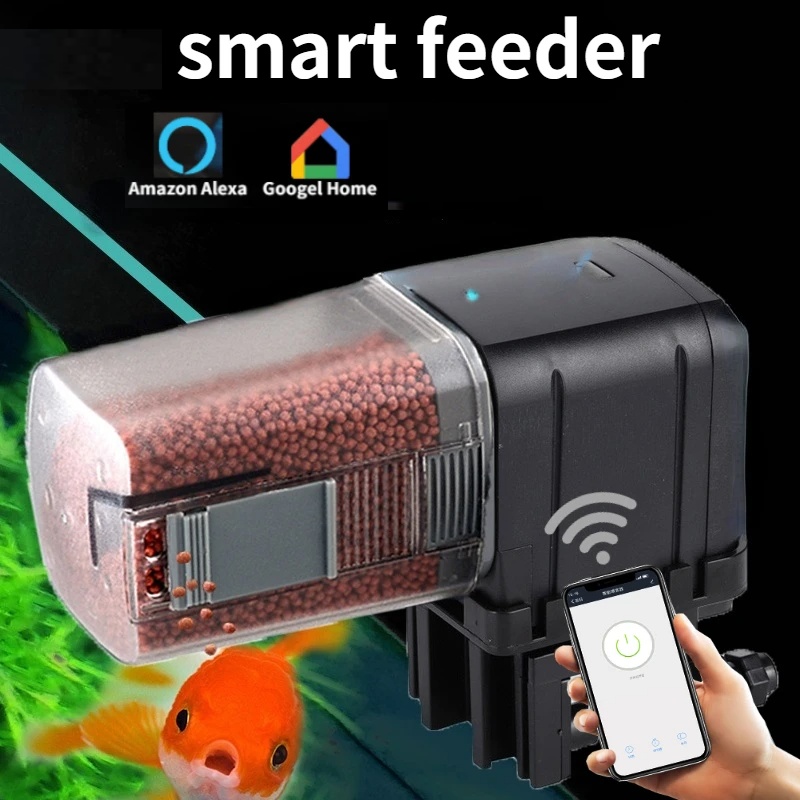 เครื่องให้อาหารปลาอัตโนมัติแบบ - Aquarium Fish Feeder บทวิจารณ์และราคา