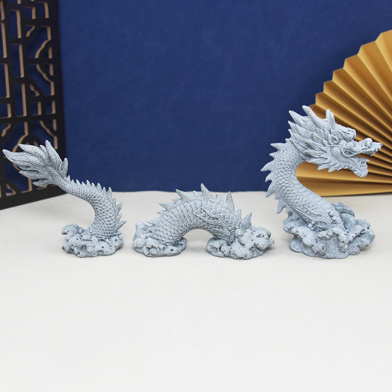 ประดิษฐ์หินช้างสิงโตมังกรFigur - Aquarium Fish Dragon บทวิจารณ์และราคา